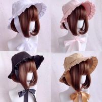 Ruffle fisherman hat female summer sun wild sweet lolita