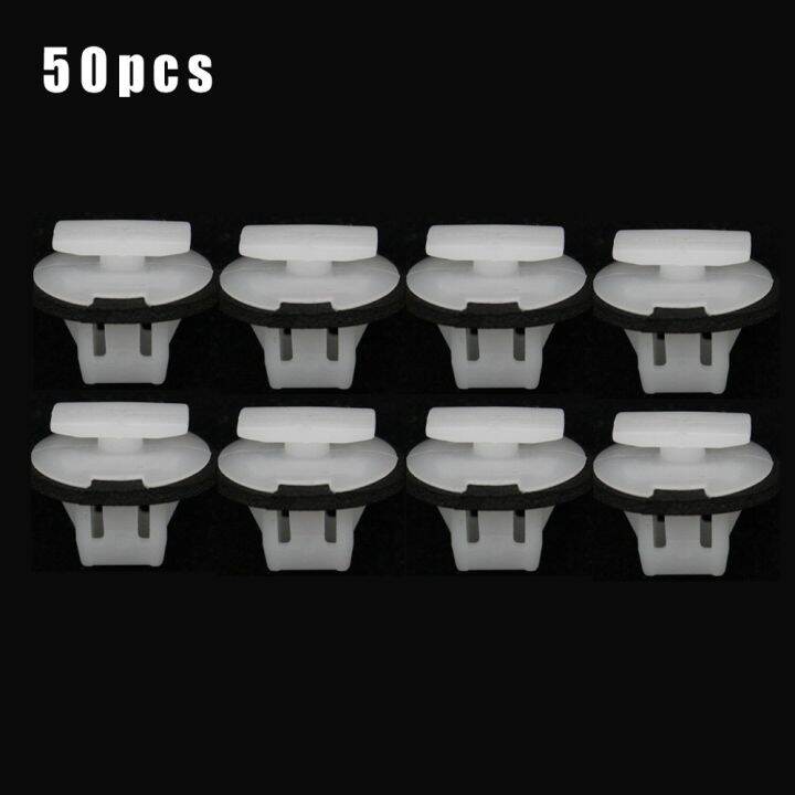 【bluespot】 Durable White Exterior Wheel Fender Flare Molding Clips for