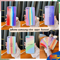 เคสสีรุ้ง ขอบกล้อง เคสกันกล้อง สกรีนลายรุ้ง สำหรับiphone sumsung vivi oppo huawei A31 A3s j7prime ip12 ip6/6plus y17