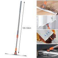 Telescopic Floor Cleaning Scraping Strip Multifunctional Rotatable Broom Windows Glass Wiper Bathroom Mirror Brush Cleaning Tool