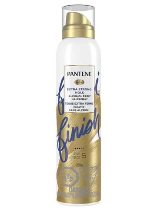 PANTENE Pro-V Extra Strong Hold Alcohol Free* Level 5 Hairspray 200g ...