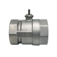 DN50 Motorized Stainless Steel Ball Valve Body Electric Thread Ball Valve Body