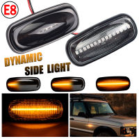 Dynamic Sequential Indicator ไฟกระพริบ LED Side Marker Light สำหรับ Land Rover Discovery 2 1999-2004 Defender Freelander 1 2002-2005