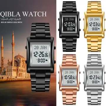 Qibla compass clearance watch