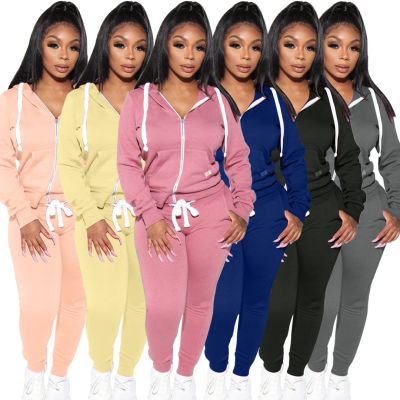 s Set Hooded Sweatshirt Jogger Pants Set Activewear Tracksuit Two Piece Set Print Fitness Outfit