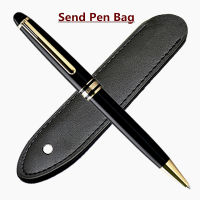ส่งของขวัญกระเป๋าดินสอ-หรูหรา MB 163เรซิ่นสีดำปากกาลูกลื่น Rollerball น้ำพุปากกาเขียนสำนักงานอุปกรณ์การเรียน IWL666858