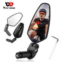 【Ready Stock】♦ D44 WEST BIKING 2PCS Short Bicycle Rear View Mirror HD Wide Angle 360 Degree Rotate Bike Handlebar Safety Accessories