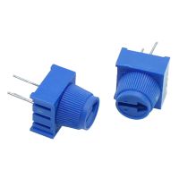 【CW】 3386P-1-103 10K 1k 2k 5k 10k 20k...  0.5W 1/2W Pins Through Hole Trimmer Potentiometer Cermet 1 Turn Top Adjustment 5PCS/LOT