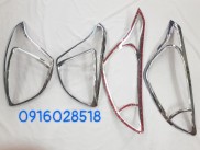 Ốp viền đèn Pha Hậu xe i10 2017 2018 2019 2020 bản 1 đầu ngắn Hatback mạ