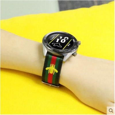 g2ydl2o สายนาฬิกาข้อมือ ผ้าแคนวาส ไนล่อน สําหรับ huawei GT watch 2pro huawei amazfit GTR 47 มม. huawei 2 Generation 2S
