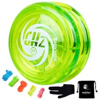 Responsive Yoyo D1 GHZ, Professional Looping Yoyos for Kids Beginner with Yoyo Strings+Gloves+Yoyo Bags