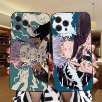 ☋ Hot Anime Jujutsu Kaisen Yuji Itadori Satoru Gojo Phone Case For 13 Pro Max 11 Pro Max 12 Mini XS XR 6S 8 7 Plus Cover Fundas