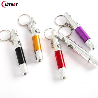 1PCS Training Whistle With Light Compass Multifunctional Emergency Survival Whistle Keychain for Camping Hiking Outdoor Sport Survival kits