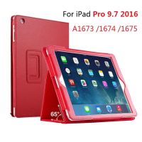 เคสสำหรับ Ipad Pro 2016 9.7แบบตั้งได้ A1674 A1673วิเศษอัจฉริยะ A1675เคส PU นอนหลับอัตโนมัติสำหรับ Ipad Pro ฝาครอบ2016 9.7