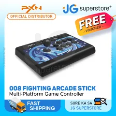  PXN-X8 Arcade Fight Stick Mechanical direction button  controller with TURBO Macro Functions Plug and play Arcade Fighting For PC,  PS3, PS4, Xbox One Xbox Series X/S Android TV Box, N-Switch 