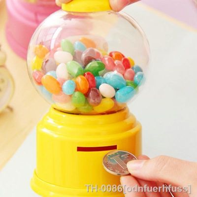 ☁♨✤ Doces bonitos mini máquina de doces bolha gumball dispensador moeda banco porquinho crianças brinquedo chrismas presente aniversário caixa