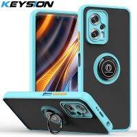 hot！【DT】☁  KEYSION Fashion Matte for POCO X4 5G X3 NFC Transparent Shockproof Cover Note11T