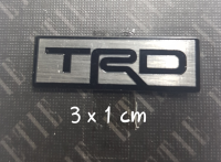 Logo TRD งานอลูมิเนียมบาง 3 * 1 cm ตัวเล็ก