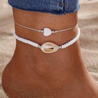 【CW】♝❂❀  New Beach Stone Chain Anklet Set Boho Ankle The Leg Fashion Jewelry