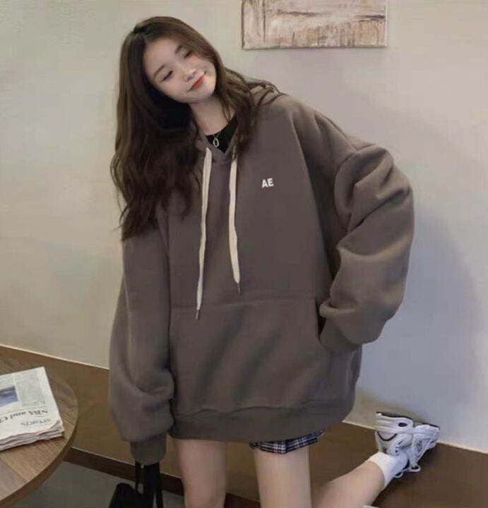 Sweater hoodie cheap wanita lazada