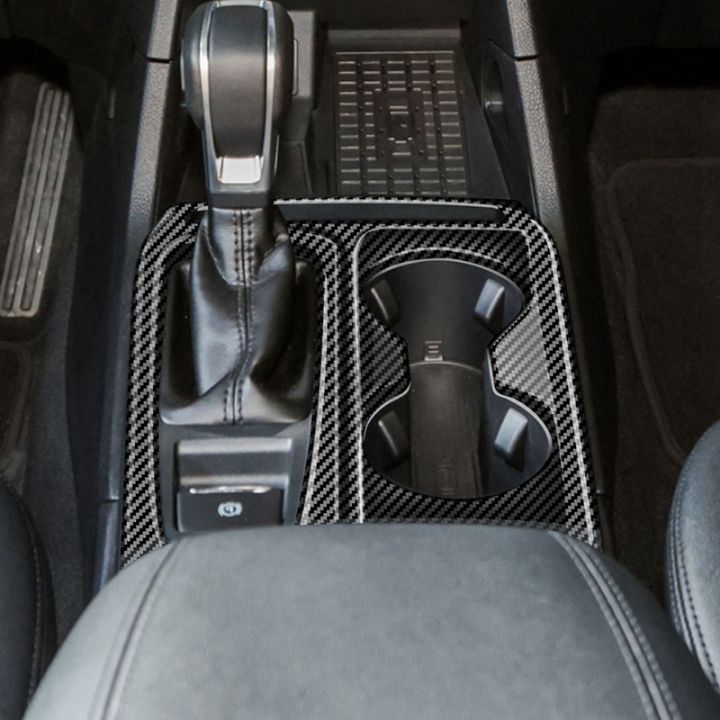 car-central-control-gear-panel-frame-shift-panel-trim-cover-carbon-fiber-for-ford-ranger-everest-2023