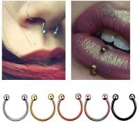 Titanium Stainless Steel Lip Rings Studs Labret Piercing Master Earrings Septum Nose Hoops Unisex Women Punk Cool Body Jewelry Electrical Connectors