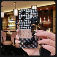 Skin-friendly feel Bear bracelet Phone Case For Tecno Pova5 4G Waterproof silicone phone case Back Cover Simplicity