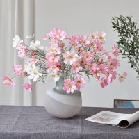 1pcs Artificial Flower 60cm Silk Galsang Coreopsis 5 Heads Fake Plant Decor For Home Wedding Party Luxury Home Decoration
