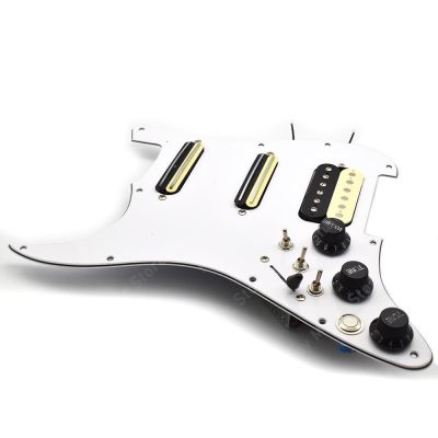 ‘【；】 SSH Left Hand Electric Guitar Pickguard Pickup With Singlecut Wiring Loaded Prewired Pick-Up Single Coil Dual Rail Humbucker