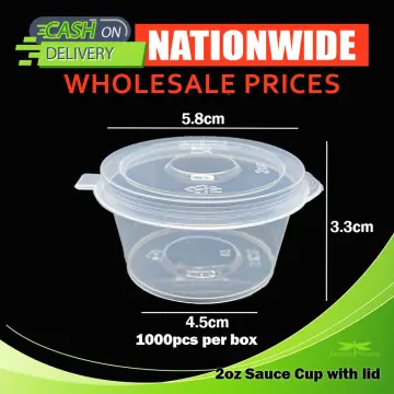 1oz 2oz 4 Oz Dipping Chili Take out Plastic Disposable Sauce Cups