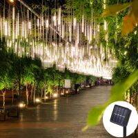 ฝนดาวตกสายไฟนางฟ้าถนน Ghirlande Giardino Decorazioni สำหรับ Alberi Di Natale กลางแจ้ง Guirnalda Luces Esterno Solare Natale