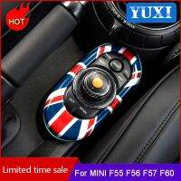 Car Center Console Multimedia Button Gear Panel Housing Cover Sticker For MINI COOPER F55 F56 F57 Modification Car Accessories