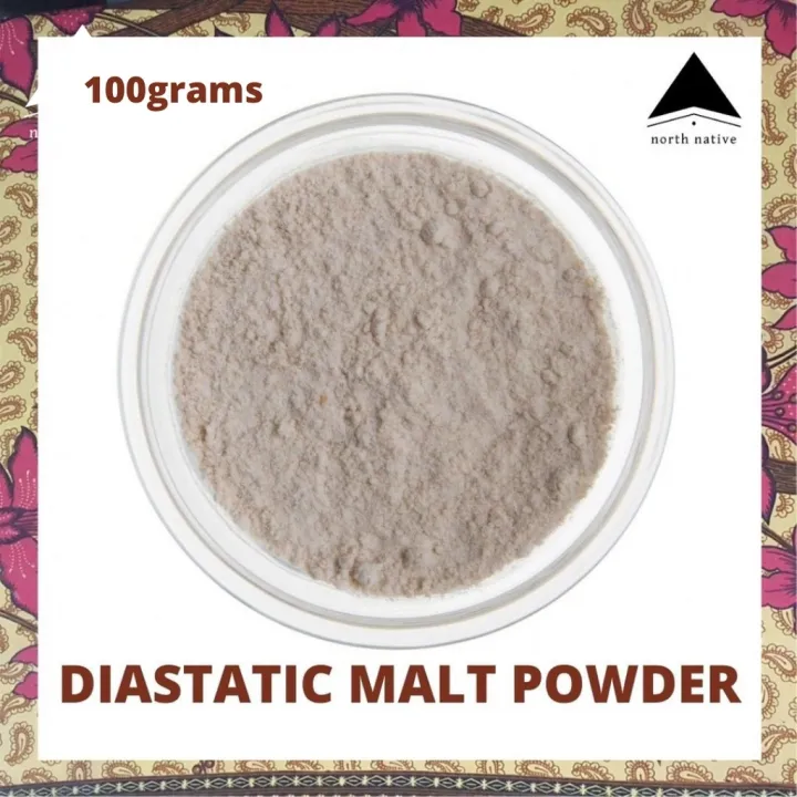 Diastatic Dry Malt Powder 100GRAMS Vegan NonGMO for Sourdough Bread