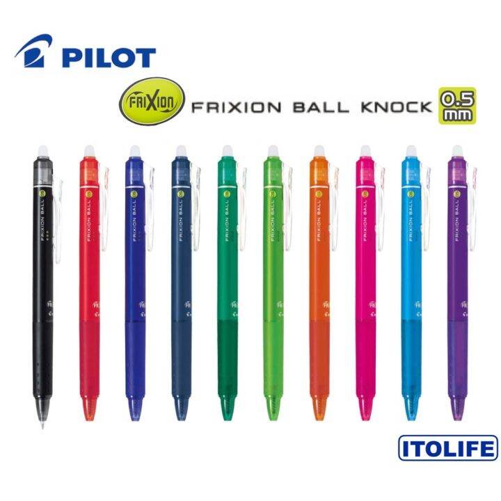 Pilot Frixion Ball Knock Retractable Gel Pen 0.5mm- 1pc | Lazada PH