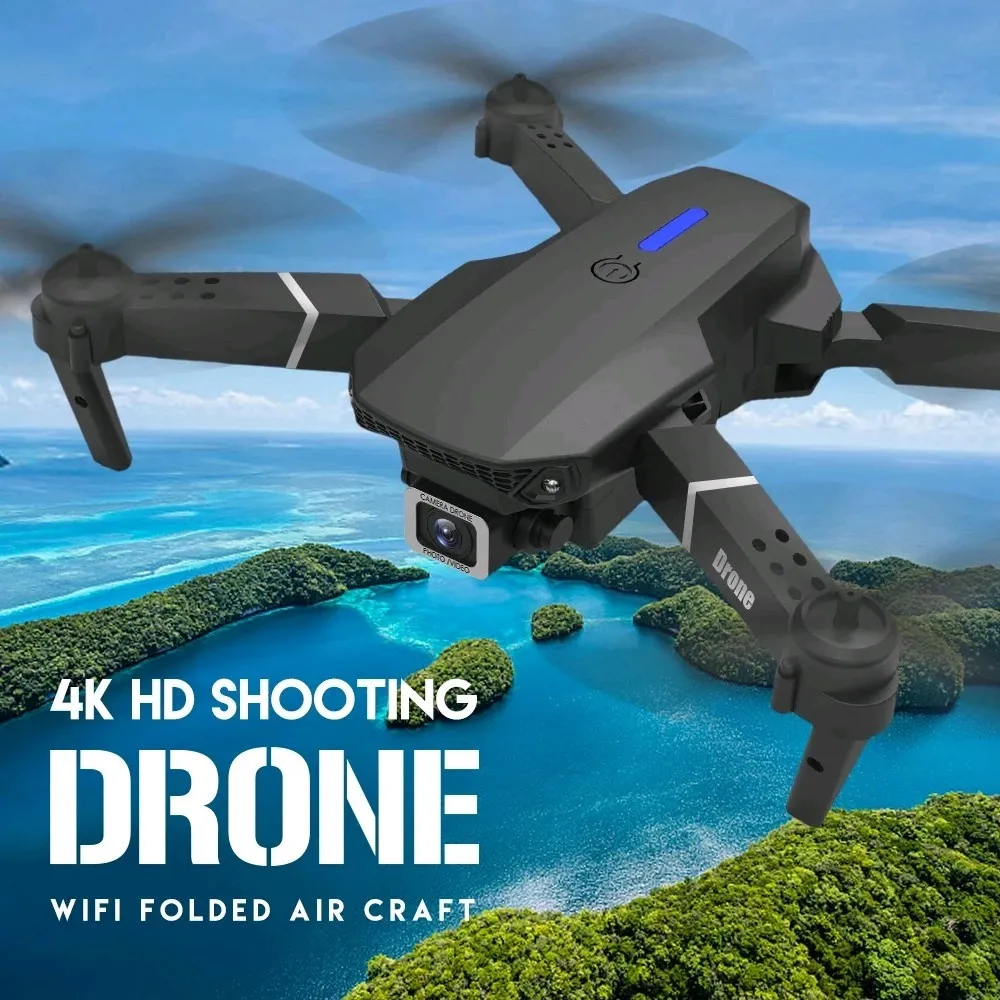 drone with camera for video shooting