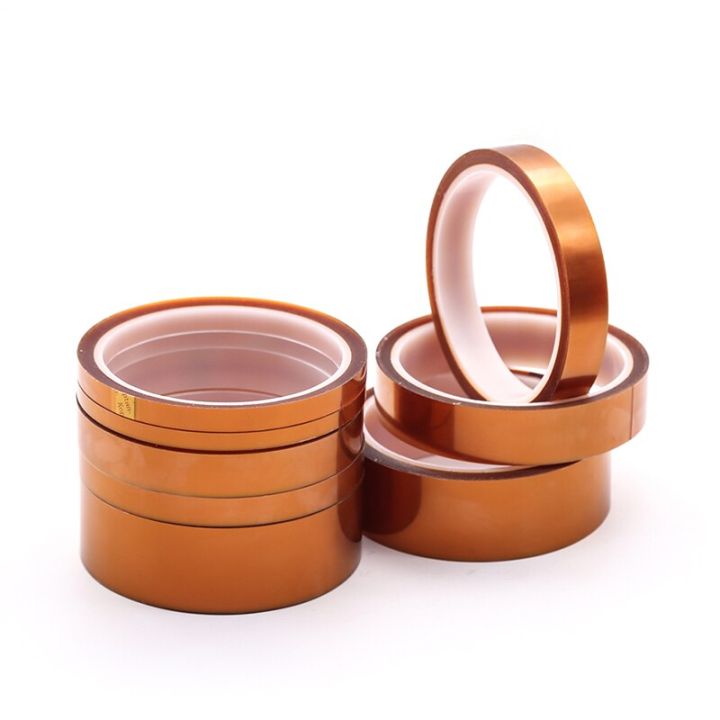 double-sided-kapton-tape-brown-high-temperature-tape-width-3-4-5-6-8-10-15-20-30-50-100mm-for-solder-protection-length-10m-adhesives-tape