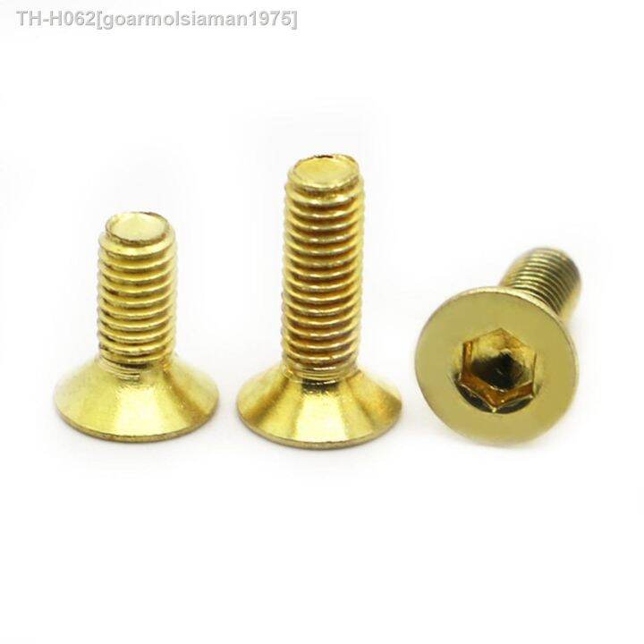 m3-m4-m5-m6-m8-brass-dlat-hexagon-hex-socket-countersunk-head-allen-bolt-screw-din7991