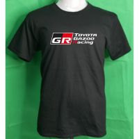 เสื้อยืดลําลอง ผ้าฝ้าย 100% แขนสั้น พิมพ์ลาย TOYOTA GAZOO RACING lelaki สีดํา พลัสไซซ์ XS-3XL สําหรับผู้ชาย ของขวัญวันเก  3NWD