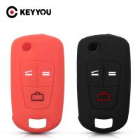 ✺ KEYYOU 30x Silicone Car Key Case Cover For Opel Astra H Corsa D Vectra C Zafira Styling 3 Buttons