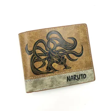 Roffatide Naruto Anime Wallets for Men Faux Leather Short Bi-Fold Wallet  Brown - Walmart.com