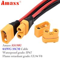 Amass As 150 U 70a Copper Plated Male / Female อะแดปเตอร์สายเคเบิ้ลเชื่อมต่อ 35 ซม. สําหรับ Rc Racing Fpv Model Part