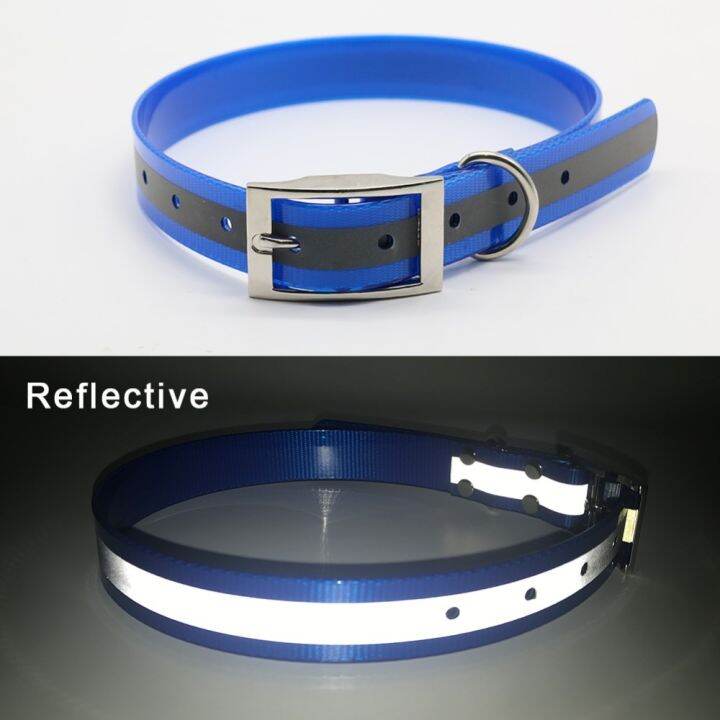 hot-tpu-nylon-reflective-pet-dog-collar-for-medium-big-dogs-night-safety-dog-collars-supplies-waterproof-collar-for-dogs