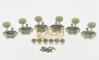 KAISH Nickel w/ Ivory Button 3L3R Vintage LP Guitar Tuners Tuning Keys Fits for LP