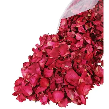 500g Fresh Rose Flowers Natural Dried Wedding Rose Petals Bath Dry Flower  Petal Spa Whitening Shower Aromatherapy Bathing Supply