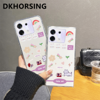 DKHORSING ปลอกอ่อนกระต่ายน่ารักสำหรับ INFINIX ZERO 30 5G รูปการ์ตูนกันกระแทกเคสโทรศัพท์โปร่งใส Inifnix Zero30ปลอกซิลิโคน5G