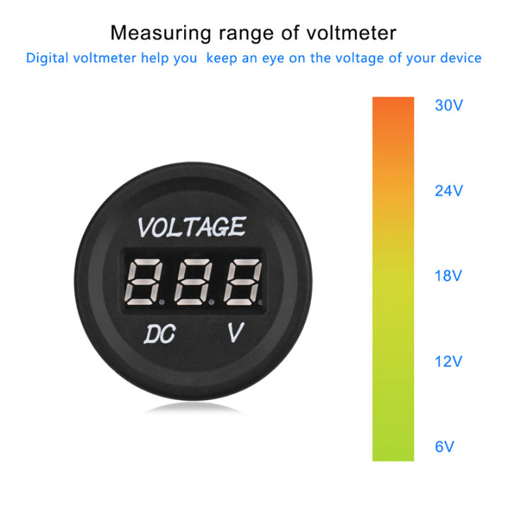 cw-waterproof-motorcycle-voltmeter-gauge-dc-12v-24v-digital-car-volt-meter-12v-for-motorbike-led-panel-digital-display-voltmeter