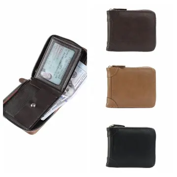NMBBN 1 Piece Men's Handmade Casual Long Wallet Multi-card Wallet Men's  Business Scratch Wallet (Color : A, Size : 18.5 * 2 * 9cm) : :  Fashion