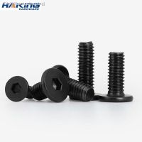 ✔◆ 10pcs/lot CM Black Stainless Steel Hex Hexagon Socket Ultra Thin Super Low Flat Head Allen Cap Screw Bolt M2 M2.5 M3 M4 M5 M6