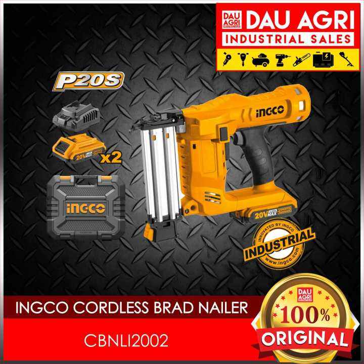 INGCO Cordless Brad Nailer Kit 20V Nail Guns CBNLI2002 Lazada PH