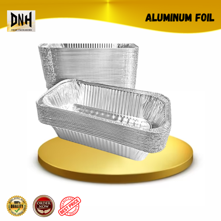 Ovenable Disposable Aluminum Foil Pans , Aluminium Disposable Baking Pan  Custom Size